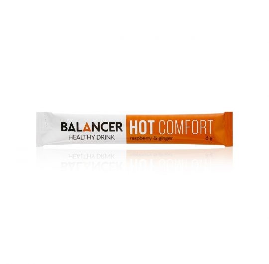 Горячий напиток для иммунитета BALANCER HOT COMFORT со вкусом «Малина-имбирь», 10 стиков 4